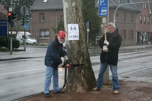 Ringen um jeden Baum