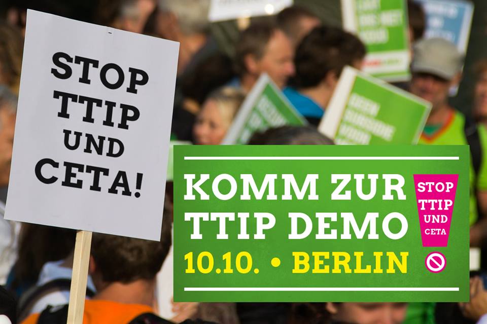 Kommt mit am 10. Oktober nach Berlin!