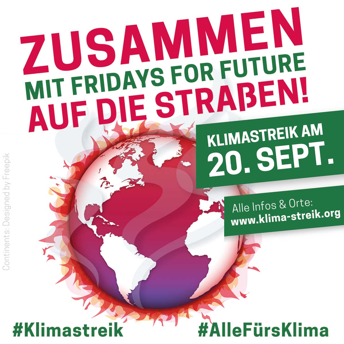 Zusammen mit Fridays for Future auf die Straße !