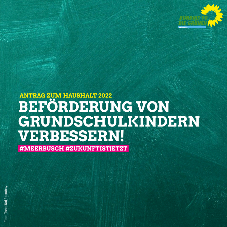 Antrag zum Haushalt 2022: Bessere Beförderung für Grundschulkinder