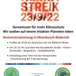 Plakat Klimastreik