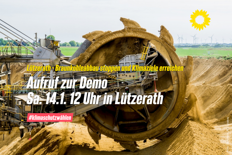Räumung in Lützerath für Braunkohlebagger