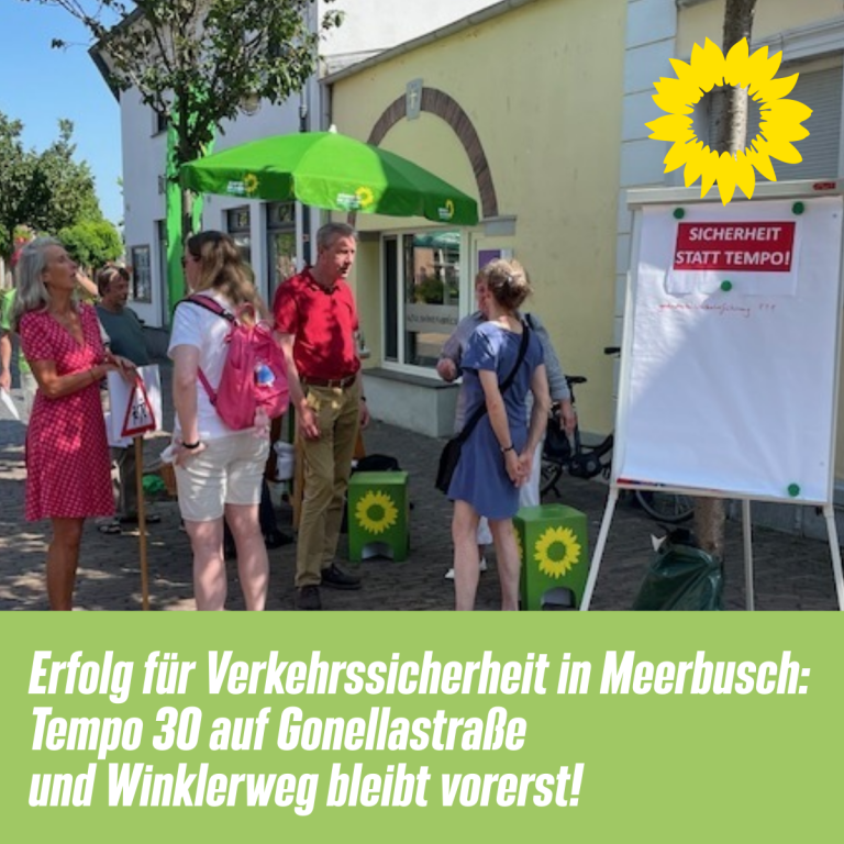 Tempo 30 bleibt vorerst: Ein Erfolg für mehr Sicherheit in Meerbusch!