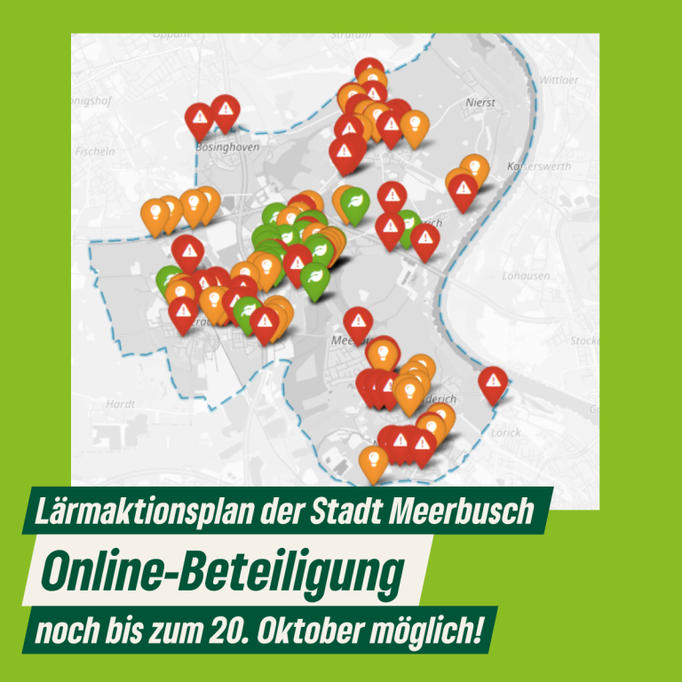 Lärmaktionsplan – jetzt abstimmen!