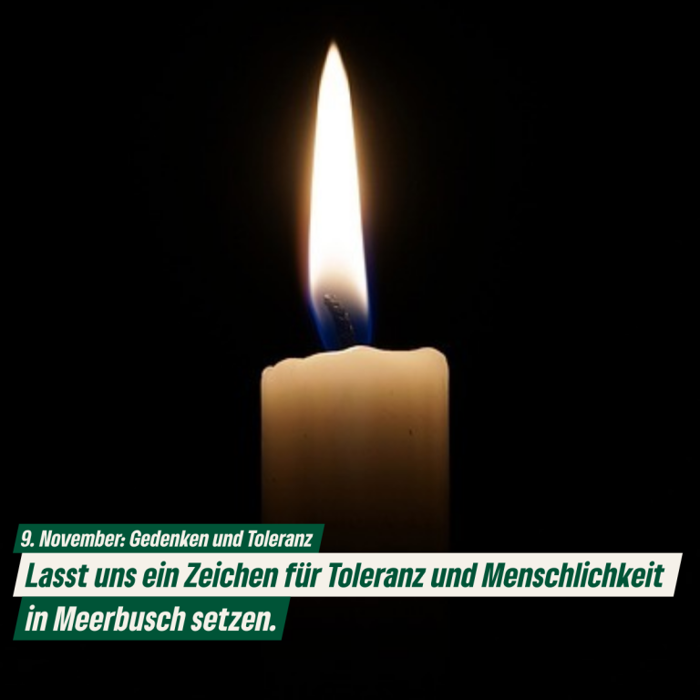 9. November – Gedenken und Toleranz