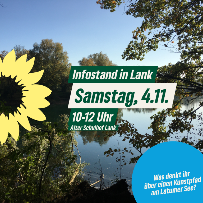 Infostand in Lank am 4.11.