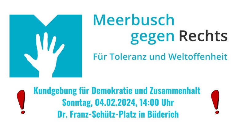 Für Demokratie und Zusammenhalt