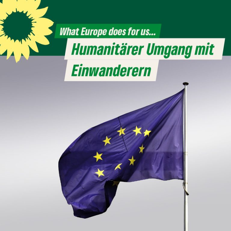 What Europe does for us – Humanitärer Umgang mit Einwanderern