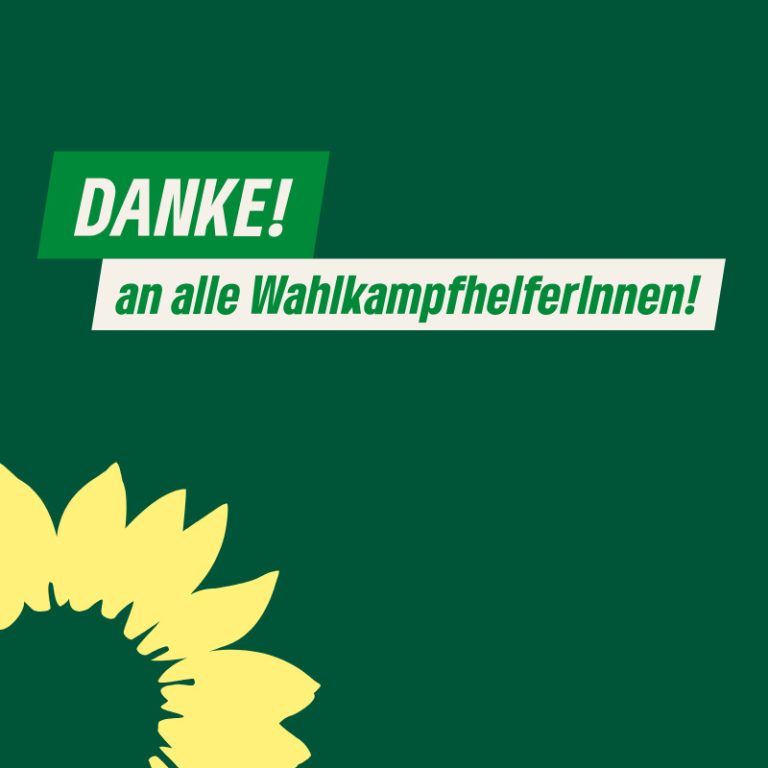 Danke an alle WahlkampfhelferInnen!