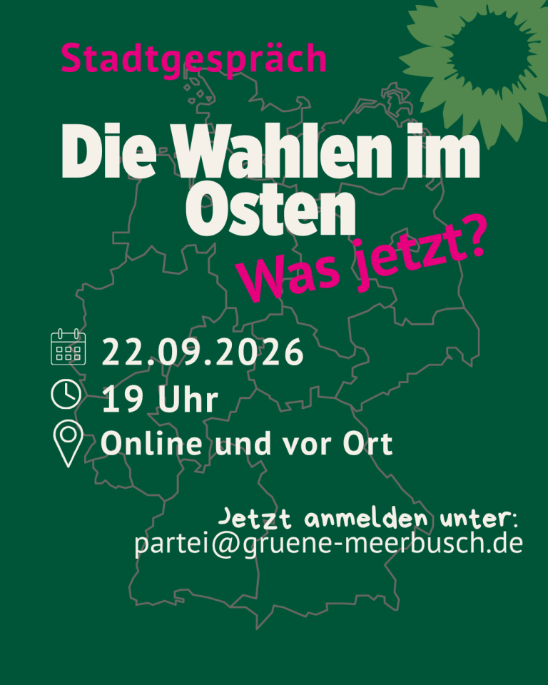 Einladung zum Stadtgespräch